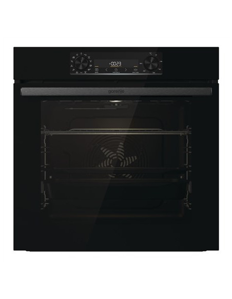 Piekarnik Gorenje Oven Bos6737E06Fbg 77 L, Multifunctional, Ecoclean, Mechanical, Steam Function, Height 59.5 Cm, Width 59.5 Cm,