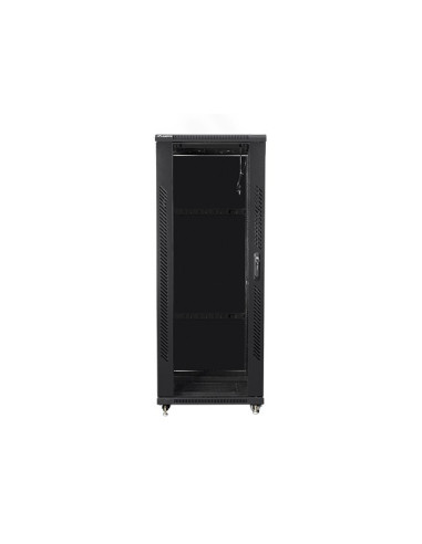 Szafy Jednosekcyjna, Zamykana Na Zamek Lanberg Ff01-6632-12B (32U  19'' / 600Mm / 600 Mm  Stojąca  Pełne, Szklane  800 Kg  Kolor