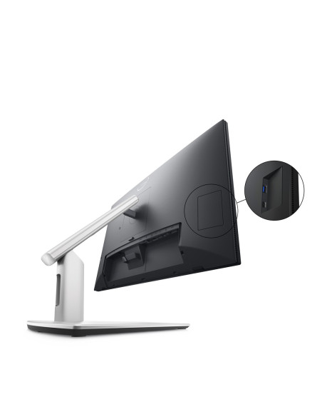 Dell P Series P2424Ht Monitor Komputerowy 60,5 Cm (23.8") 1920 X 1080 Px Full Hd Lcd Ekran Dotykowy Czarny, Srebrny