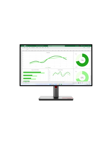 Lenovo Thinkvision P27Q-30 Led Display 68,6 Cm (27") 2560 X 1440 Px Quad Hd Czarny