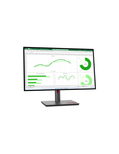 Lenovo Thinkvision P27Q-30 Led Display 68,6 Cm (27") 2560 X 1440 Px Quad Hd Czarny