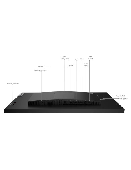 Lenovo Thinkvision P27Q-30 Led Display 68,6 Cm (27") 2560 X 1440 Px Quad Hd Czarny