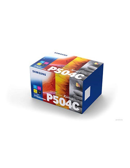 Samsung Zestaw 4 Wkładów Z Tonerem Clt-P504C W Kolorach Czarnym/Błękitnym/Purpurowym/Żółtym