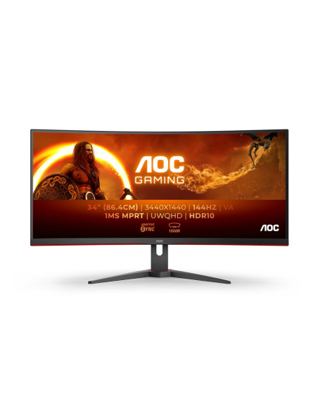Monitor Aoc Led 34” Cu34G2Xe/Bk