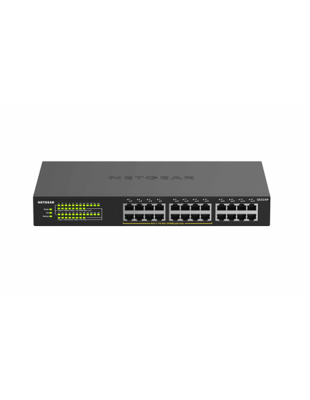 Netgear Gs324P Nie Zarządzany Gigabit Ethernet (10/100/1000) Obsługa Poe 1U Czarny