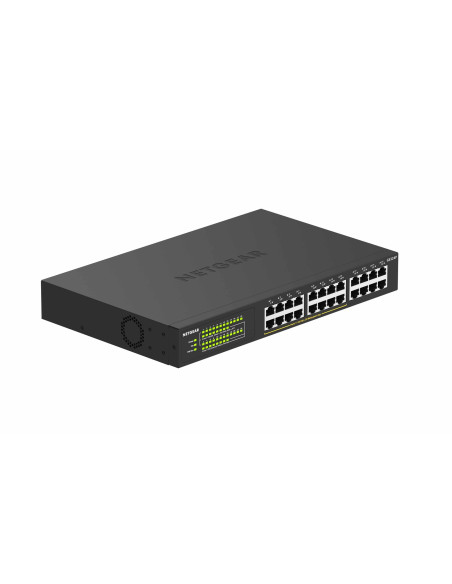Netgear Gs324P Nie Zarządzany Gigabit Ethernet (10/100/1000) Obsługa Poe 1U Czarny