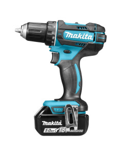 Makita Wiertarko-Wkrętarka Akumulatorowa, 18 V, 2X 5,0 Ah Li-Ion, 62/36 Nm, 1,7Kg, Led