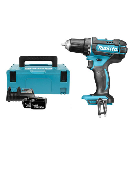 Makita Wiertarko-Wkrętarka Akumulatorowa, 18 V, 2X 5,0 Ah Li-Ion, 62/36 Nm, 1,7Kg, Led