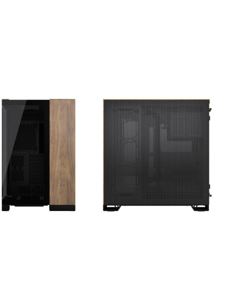 Obudowa Corsair Geh Midi 6500X (Tempered Glass) Black/Walnut Wood