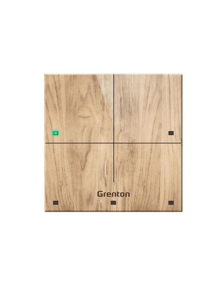 Grenton Panel Dotykowy/ 4 Pola Dotykowe/ Tf-Bus/ Jasny Drewniany Front