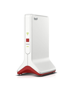 Fritz!Repeater 6000 Router Bezprzewodowy Ethernet Tri-Band (2.4 Ghz/5 Ghz/5 Ghz) Czerwony, Biały