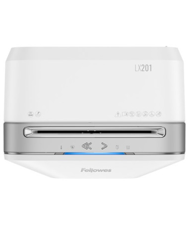 Fellowes Niszczarka Osobista Lx201 Biała, 22L