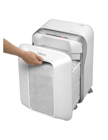 Fellowes Niszczarka Osobista Lx201 Biała, 22L