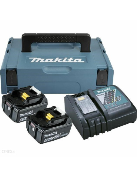 Makita Zestaw Zasilający 18V 2X5,0Ah (Bl1850Bx2+Dc18Rc) Makpac