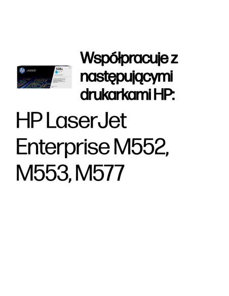 Hp 508A Oryginalny Wkład Laserowy, Błękitny