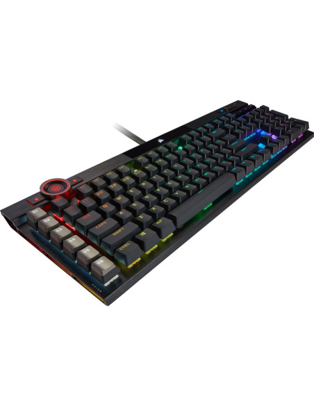 Klawiatura Gamingowa Corsair K100 Rgb, Corsair Opx, Led Rgb - Czarna