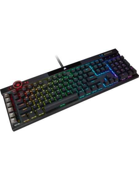 Klawiatura Gamingowa Corsair K100 Rgb, Corsair Opx, Led Rgb - Czarna