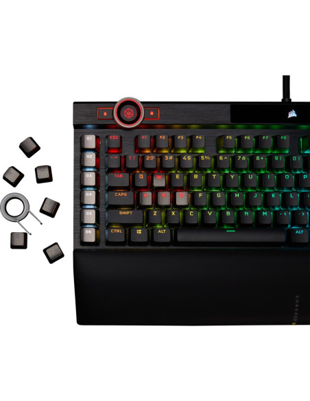 Klawiatura Gamingowa Corsair K100 Rgb, Corsair Opx, Led Rgb - Czarna