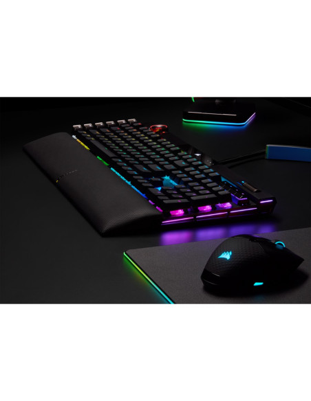 Klawiatura Gamingowa Corsair K100 Rgb, Corsair Opx, Led Rgb - Czarna