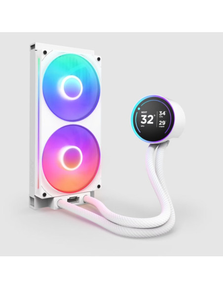 Nzxt Chłodzenie Wodne Kraken Elite 280 Rgb Lcd Białe Rl-Kr28E-W1