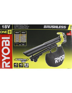 Ryobi Obv18 Akumulatorowa Dmuchawa Do Liści 200 Km/H Zielony