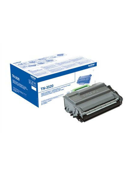Brother Tn-3520 Kaseta Z Tonerem 1 Szt. Oryginalny Czarny