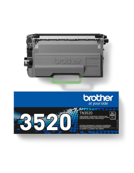 Brother Tn-3520 Kaseta Z Tonerem 1 Szt. Oryginalny Czarny