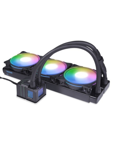 Alphacool Eisbaer Pro Aurora 360 Procesor Chłodnica Cieczy All-In-One 12 Cm Czarny, Biały 1 Szt.