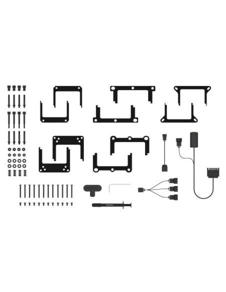 Alphacool Eisbaer Pro Aurora 360 Procesor Chłodnica Cieczy All-In-One 12 Cm Czarny, Biały 1 Szt.