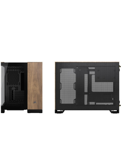 Obudowa Corsair Geh Matx 2500X (Tempered Glass) Black/Walnut Wood
