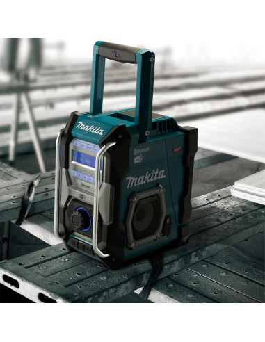 Makita Mr004G Radio Miejsce Pracy Analogowe I Cyfrowe Czarny, Zielony
