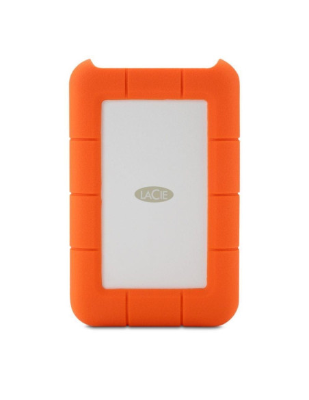 Lacie Rugged Usb-C Zewnętrzny Dysk Twarde 4 Tb 5400 Rpm 2.5" Usb Type-C 3.2 Gen 1 (3.1 Gen 1) Pomarańczowy, Srebrny