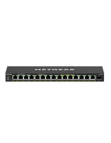 Netgear Gs316Ep-100Pes Łącza Sieciowe Zarządzany Gigabit Ethernet (10/100/1000) Obsługa Poe Czarny