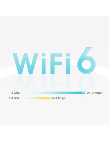 Router Tp-Link Ax3000 Dual-Band (2.4 Ghz/5 Ghz) Wi-Fi 6 (802.11Ax) Biały 3 Wewnętrzne