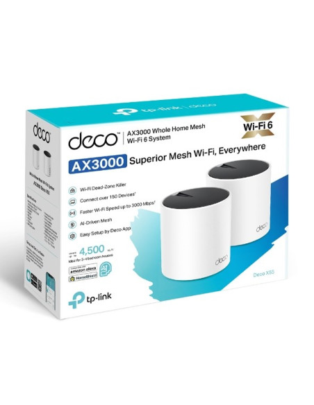 Router Tp-Link Ax3000 Dual-Band (2.4 Ghz/5 Ghz) Wi-Fi 6 (802.11Ax) Biały 3 Wewnętrzne