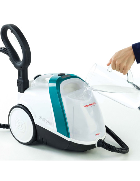 Polti Odkurzacz Parowy Pteu0277 Vaporetto Smart 100_T Moc 1500 W Ciśnienie Pary 4 Bar Pojemność Zbiornika Na Wodę 2 L Biały
