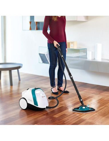 Polti Odkurzacz Parowy Pteu0277 Vaporetto Smart 100_T Moc 1500 W Ciśnienie Pary 4 Bar Pojemność Zbiornika Na Wodę 2 L Biały