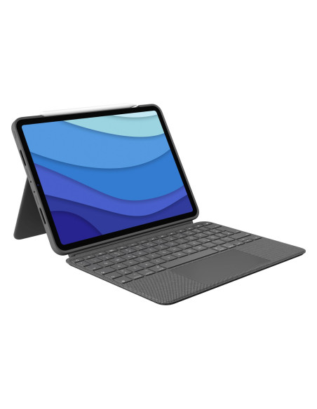 Logitech Combo Touch Qwertz Niemiecki Smart Connector Szary