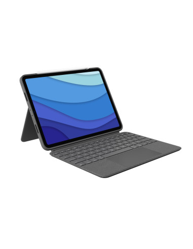 Logitech Combo Touch Qwertz Niemiecki Smart Connector Szary