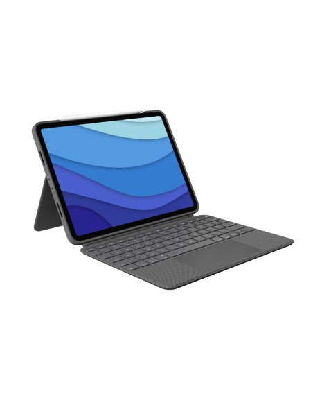 Logitech Combo Touch Qwertz Niemiecki Smart Connector Szary