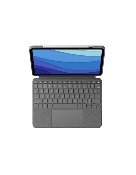 Logitech Combo Touch Qwertz Niemiecki Smart Connector Szary