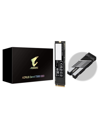 Gigabyte Aorus Gen4 7300 Ssd 2Tb M.2 Pci Express 4.0 Nvme 3D Tlc Nand