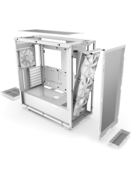 Nzxt Obudowa H7 Flow Rgb Midi Tower Biała Cm-H71Fw-R1