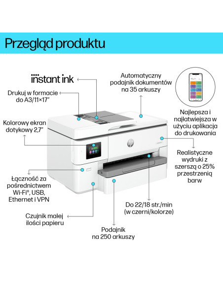 Urządzenie Wielofunkcyjne Hp Officejet Pro 9720E