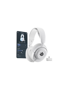 Steelseries Gaming Headset Arctis Nova 5P Bluetooth Over-Ear Microphone Noise Canceling Wireless White
