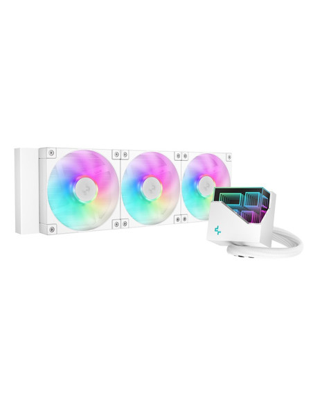 Chłodzenie Cieczą Cpu Deepcool Lt360 Wh Argb Intel, Amd
