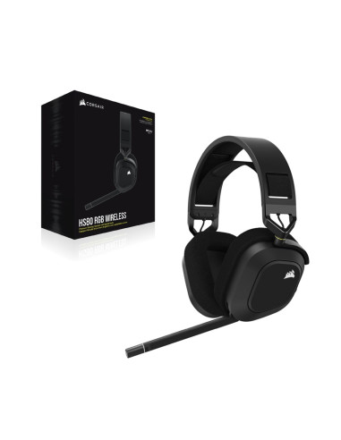 Słuchawki Corsair Hs80 Rgb Wireless Carbon