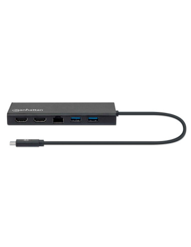 Manhattan 152747 Stacja Dokująca Usb Type-C Czarny