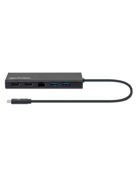 Manhattan 152747 Stacja Dokująca Usb Type-C Czarny