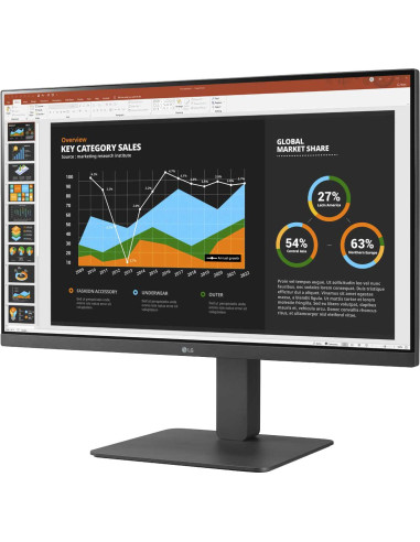 Lg 27Br550Y-C.aeu Monitor Komputerowy 68,6 Cm (27") 1920 X 1080 Px Full Hd Led Szary